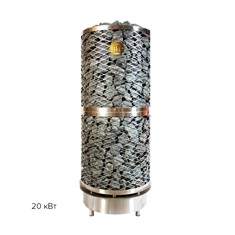 Печь дровяная IKI Pillar 20 кВт (380 кг камней)